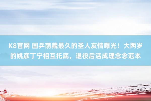 K8官网 国乒荫藏最久的圣人友情曝光！大两岁的姚彦丁宁相互托底，退役后活成理念念范本